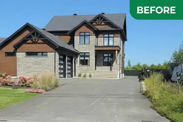 scellant d'asphalte stationement auto residentielle