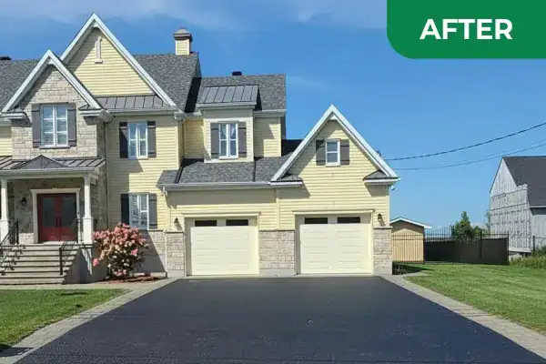 scellant d'asphalte stationement auto residentielle