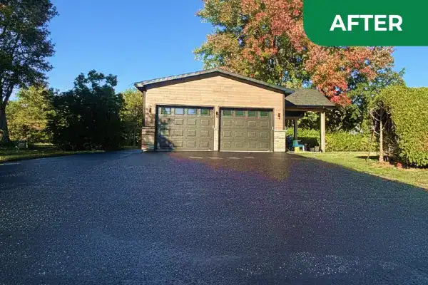 scellant d'asphalte stationement auto residentielle after